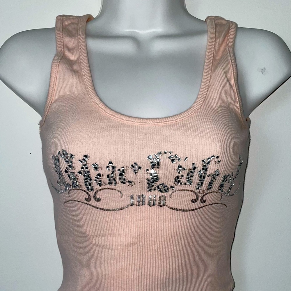 Blac Label 2000s Pink Embellished Tank Top